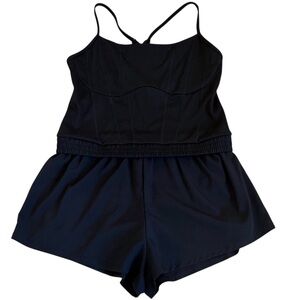 Pink by Victoria's Secret “Ultimate Runsie” Workout Romper Size XL